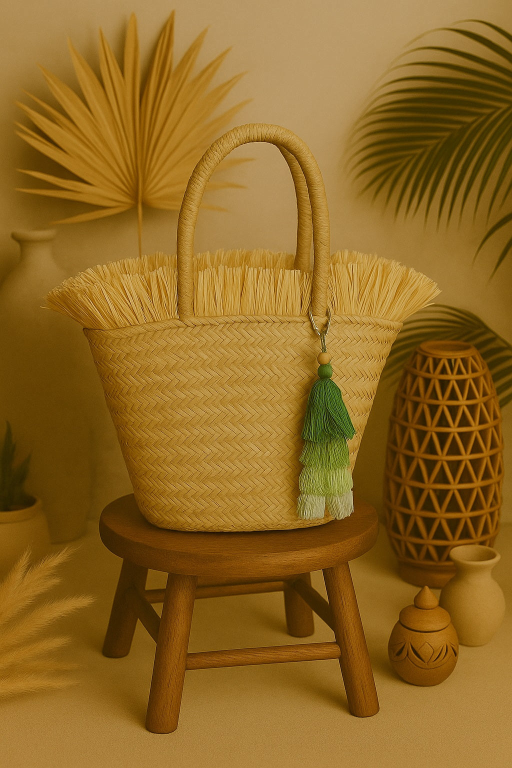 Accessoires en franges fait main