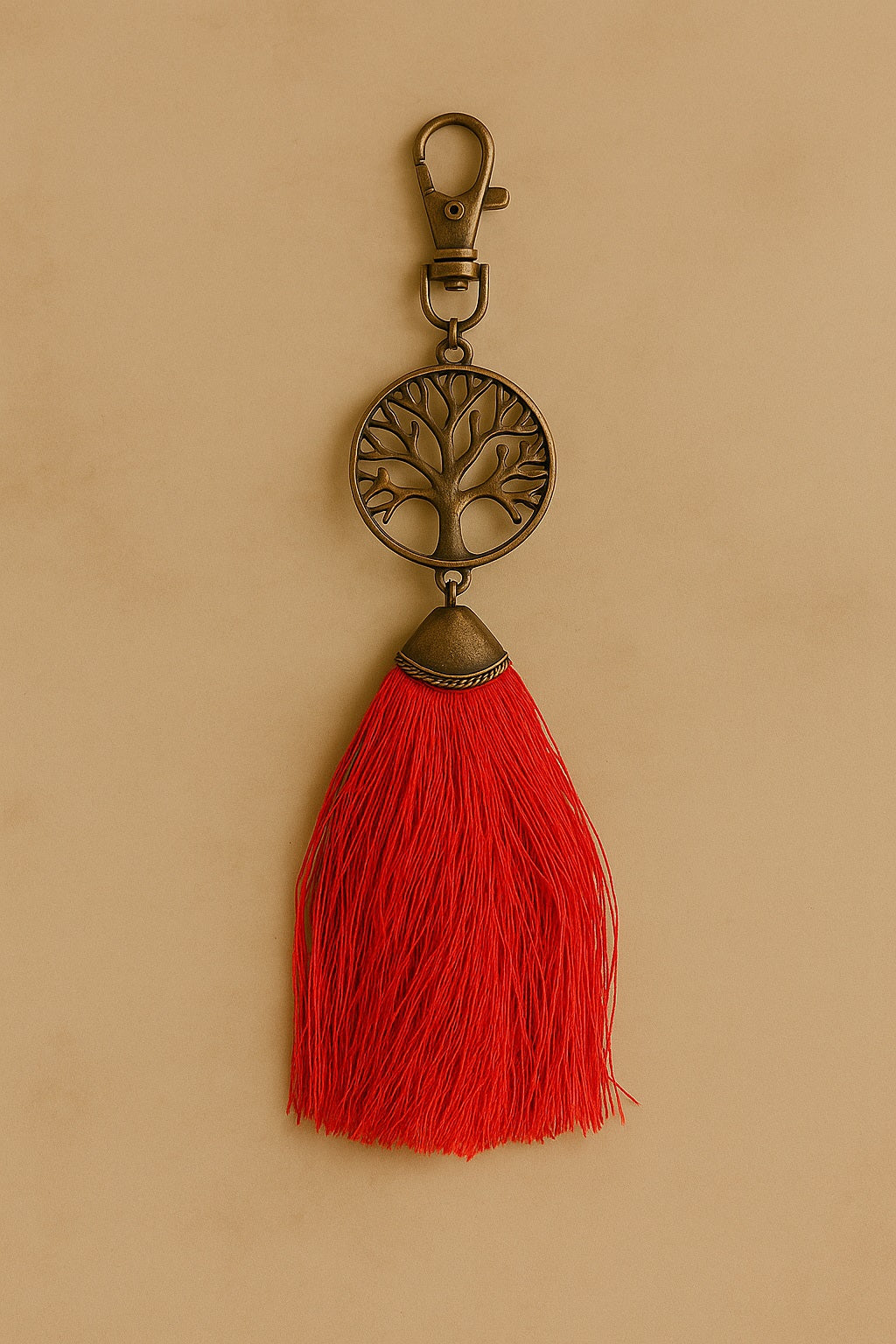 L'Arbre de Vie : un accessoire plein d'équilibre et de sagesse pour votre sac - Fait main