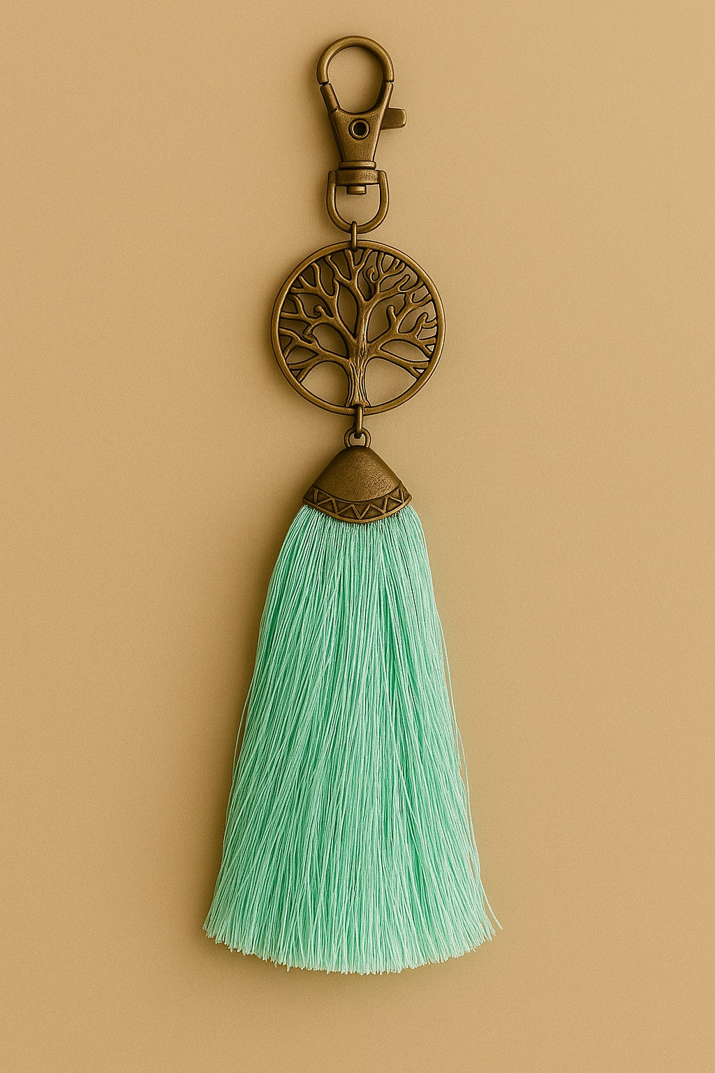 L'Arbre de Vie : un accessoire plein d'équilibre et de sagesse pour votre sac - Fait main