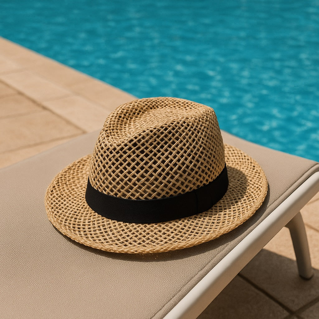 Chapeau Bali Fedora - Fait main