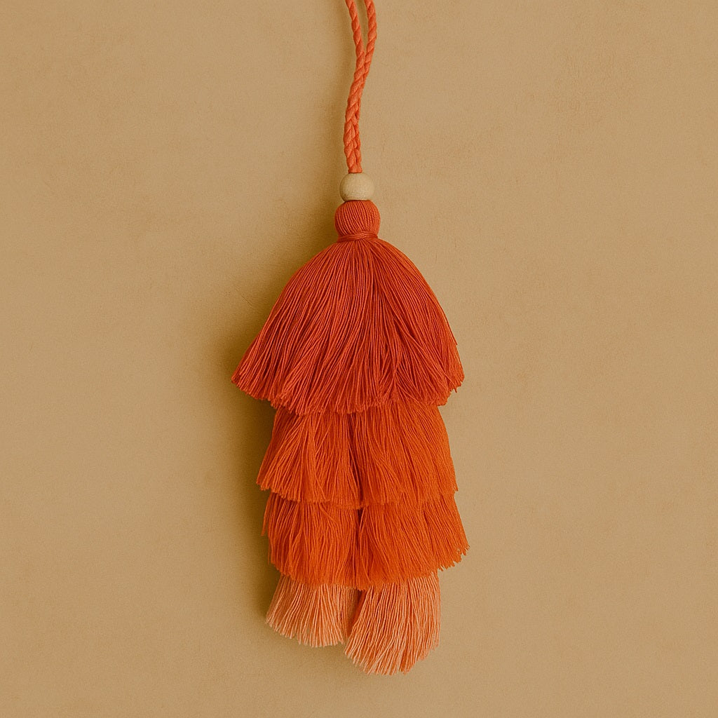 Accessoires en franges fait main