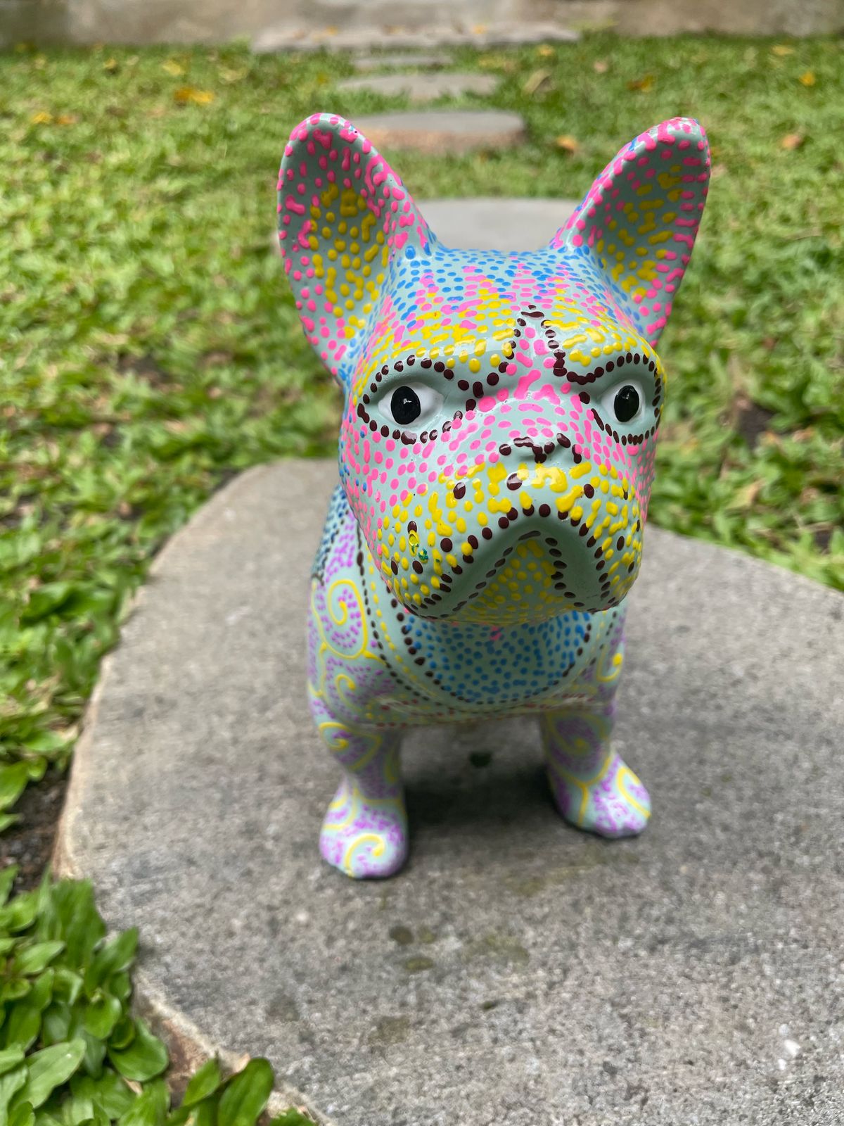 Statuette Chien en bois - Fait main