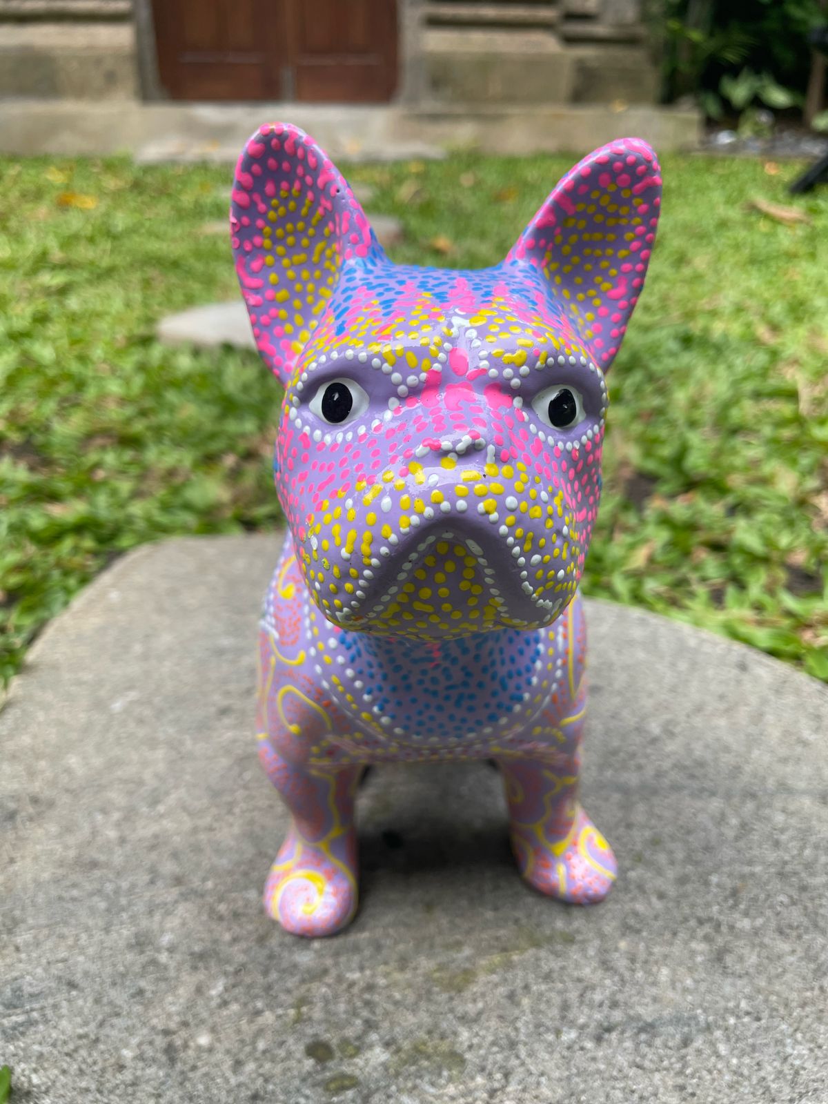 Statuette Chien en bois - Fait main