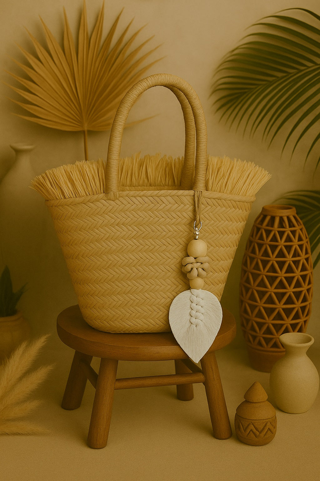 Accessoires Feuilles et Coquillages - Fait main